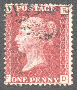 Great Britain Scott 33 Used Plate 150 - FD - Click Image to Close